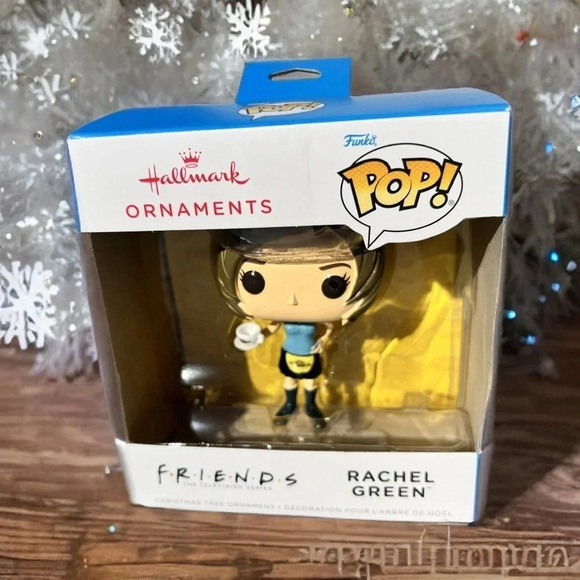 NEW Hallmark FRIENDS Rachel Green  - FUNKO POP!Cute Christmas Ornament - Picture 1 of 8